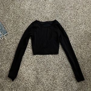 lulu cropped long sleeve